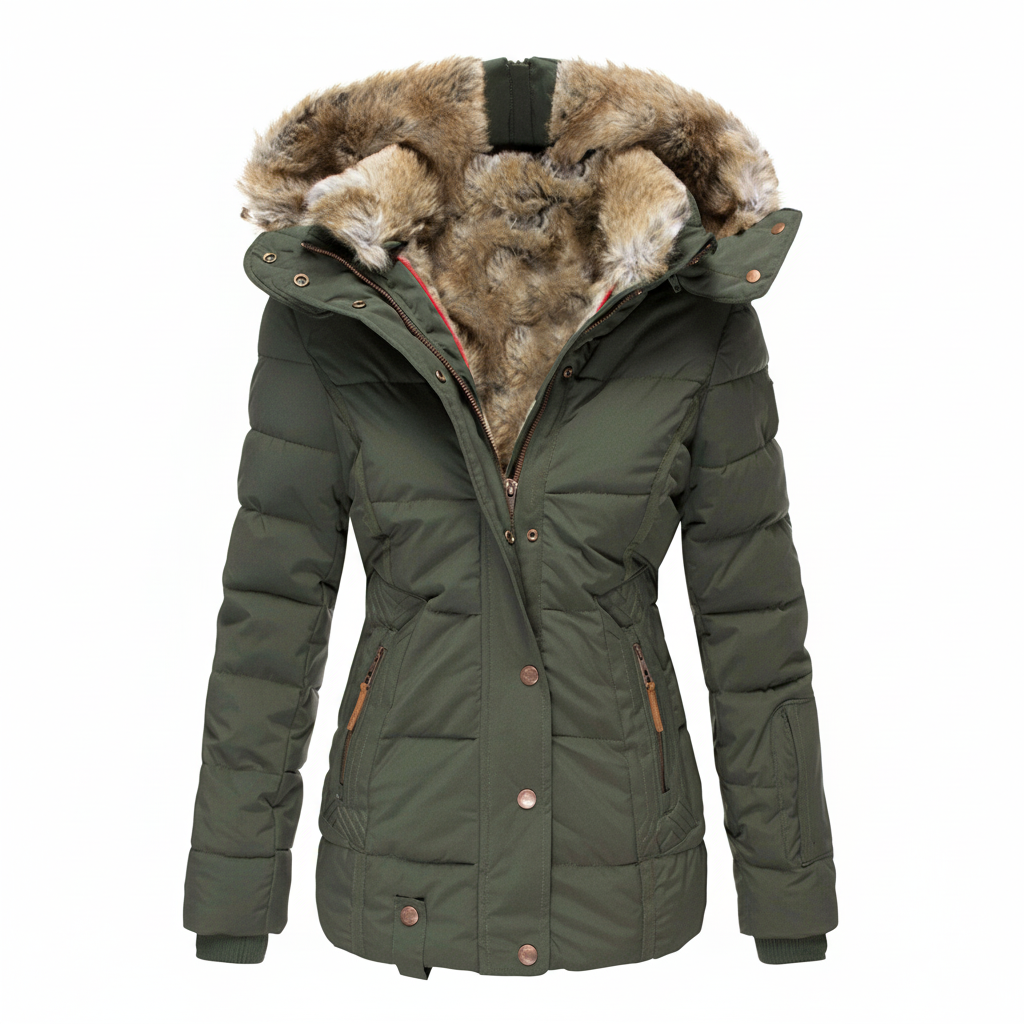 Warme Gefütterte Winterjacke Damen | R&B