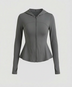 Leichte UV-Schutz Yoga Jacke Damen Slim Fit Kühlendes Material