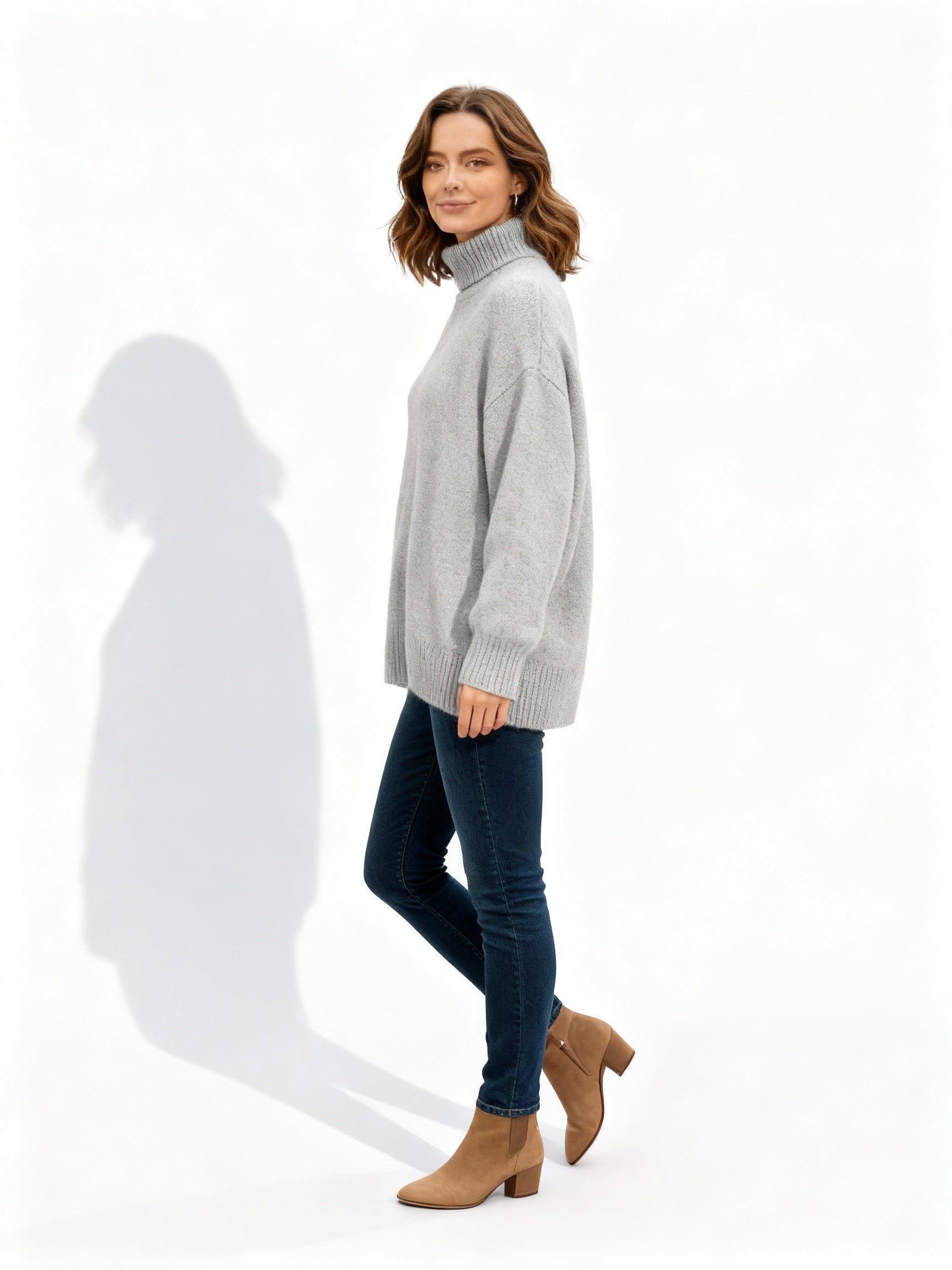 Luxuriöser Wärmender Damen Rollkragenpullover