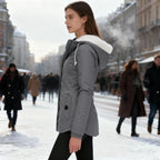 Wasserfeste Thermo Komfort Langmantel Winterjacke Damen