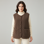Winter Warme Elegante Fleece Weste Damen | R&B