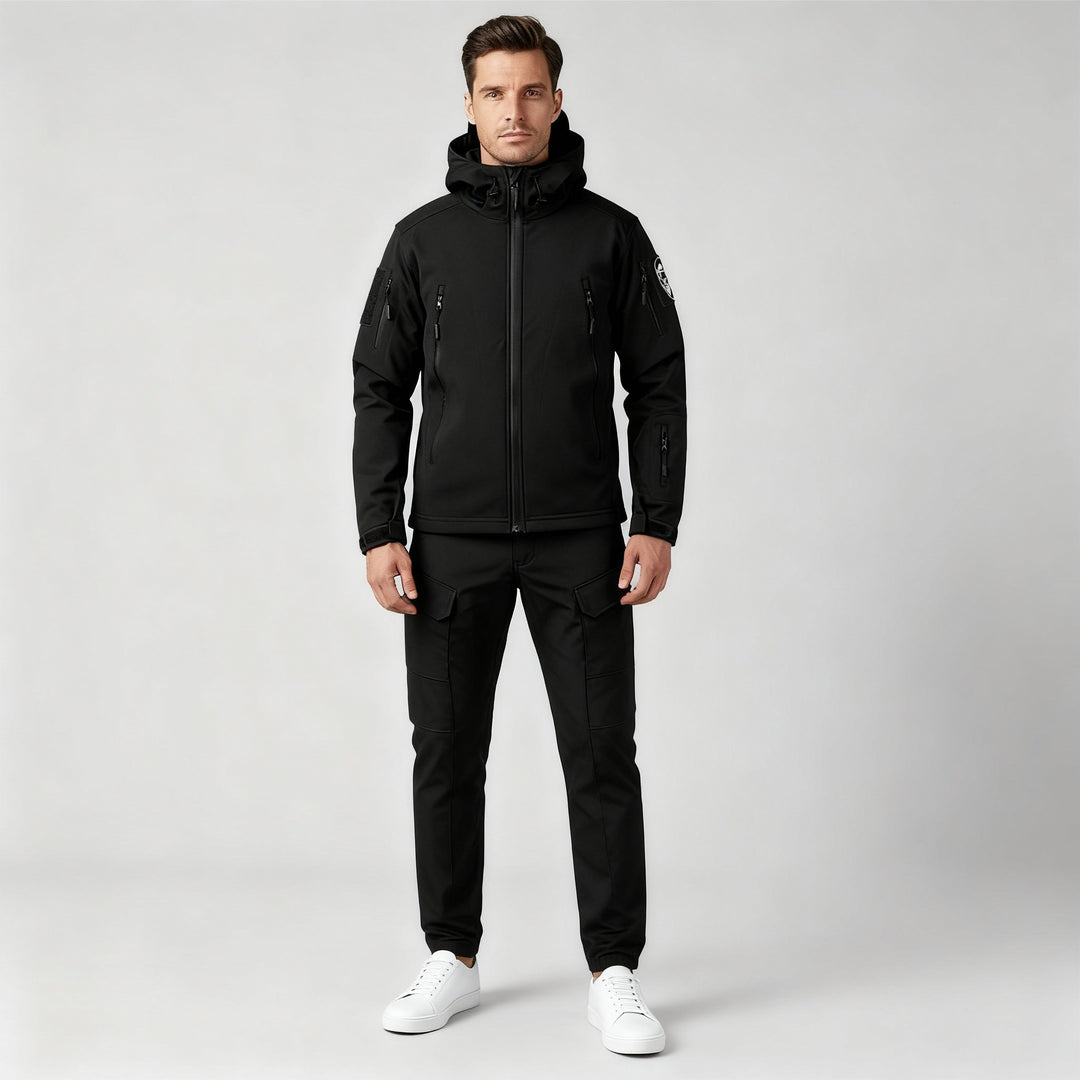 R&B Herren Outdoor-Set mit Kapuzenjacke und Cargohose