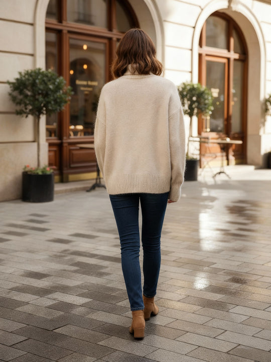 Eleganter Weicher Damen Rollkragenpullover