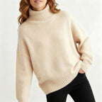 Rollkragenpullover Damen Komfort | R&B
