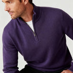 Eleganter Merino Komfort Pullover Damen Reißverschluss Moderne Strickware | R&B