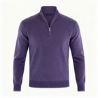 Eleganter Merino Komfort Pullover Damen Reißverschluss Moderne Strickware | R&B