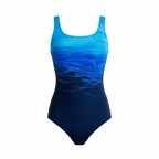 Einteiliger Sport-Badeanzug mit Ombre-Design | R&B