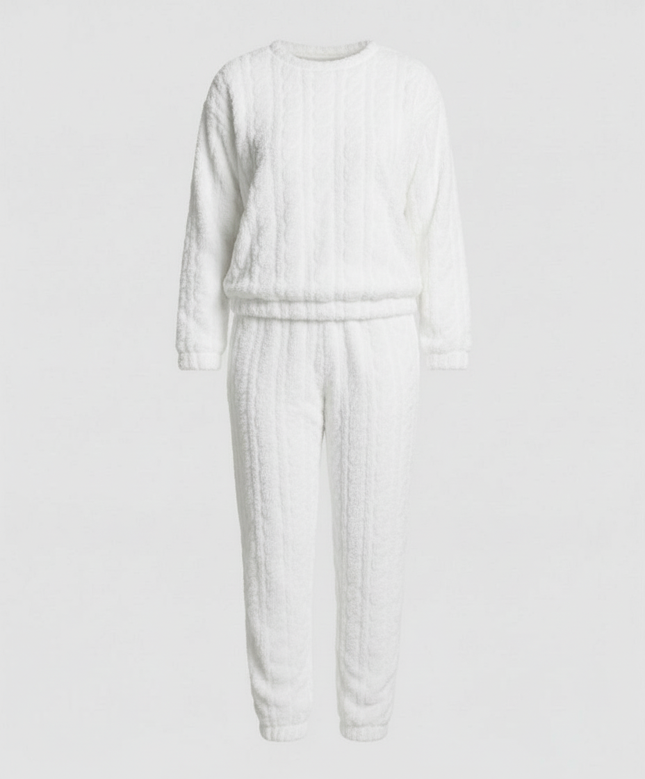 Kuscheliges Damen Fleece-Pyjama-Set | R&B