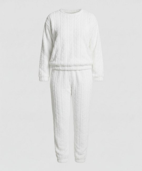 Kuscheliges Damen Fleece-Pyjama-Set | R&B
