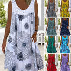 R&B | Ärmeloses Plus-Size Sommerkleid
