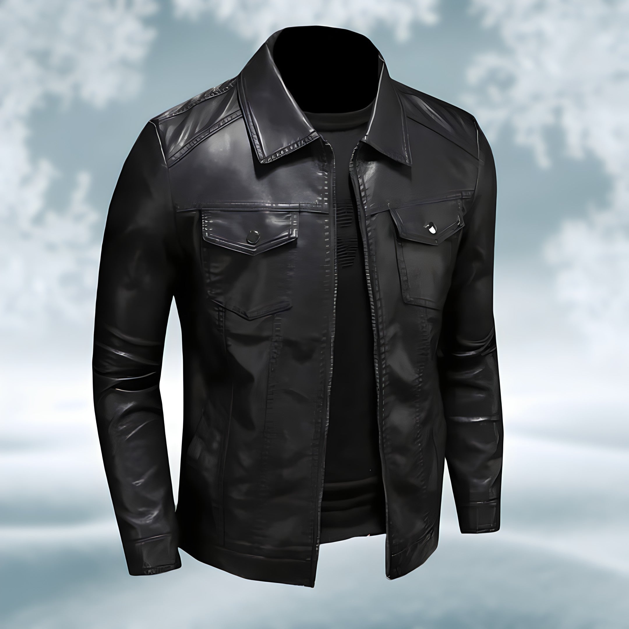 R&B | Stilvolle und Bequeme Schwarze jacke für Männer