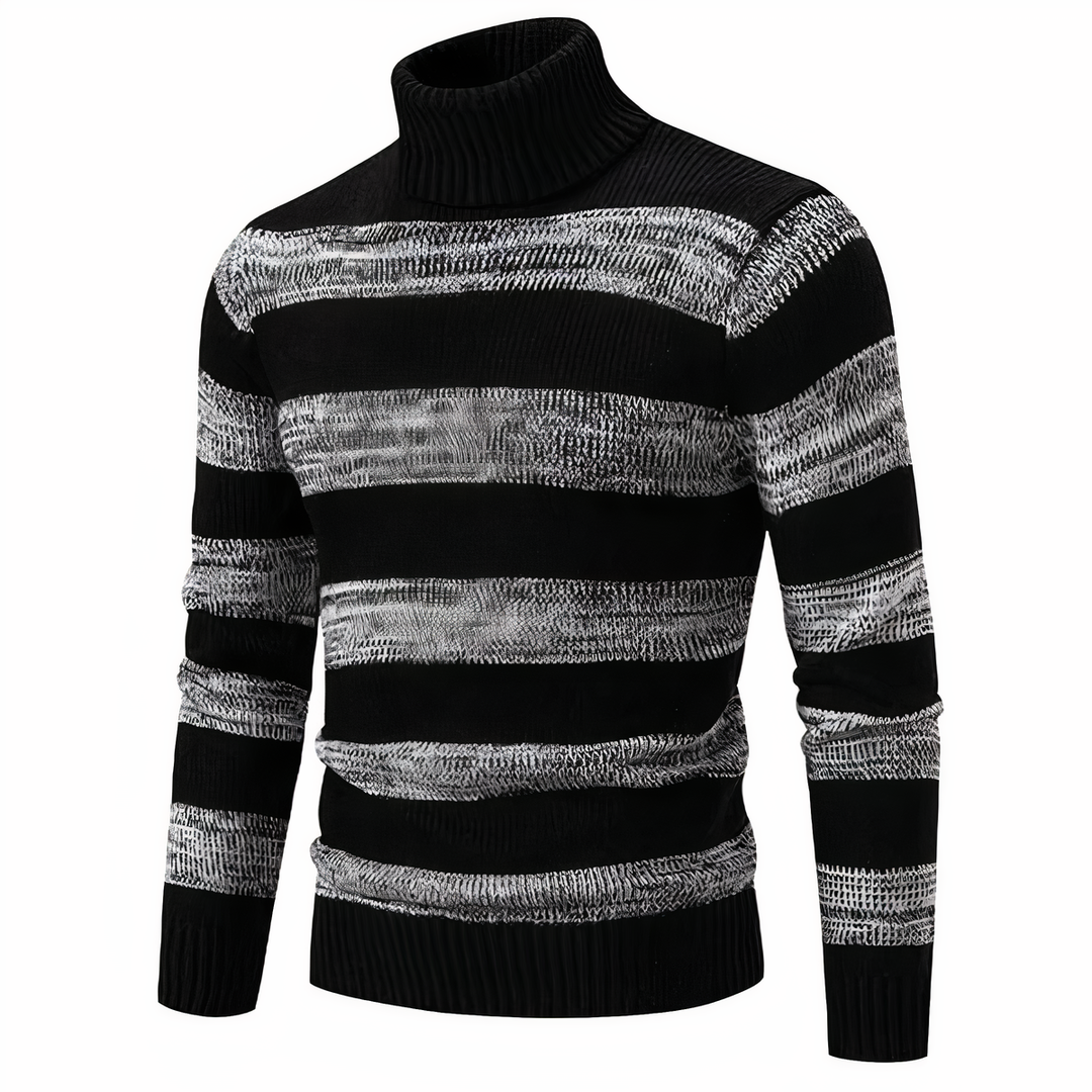 R&B | Stilvoll Patchwork Strickpullover für Männer