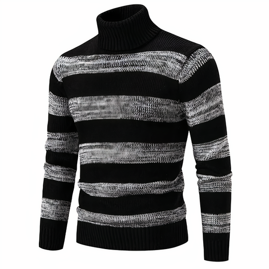R&B | Stilvoll Patchwork Strickpullover für Männer