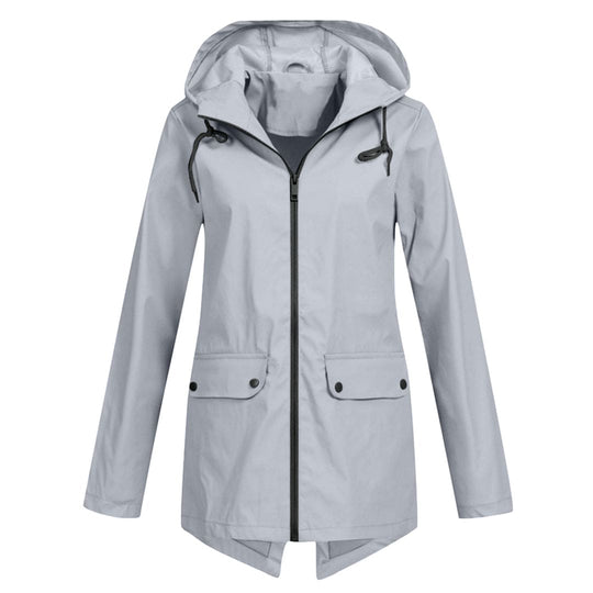 R&B | Damen Regenjacke - mit Kapuze