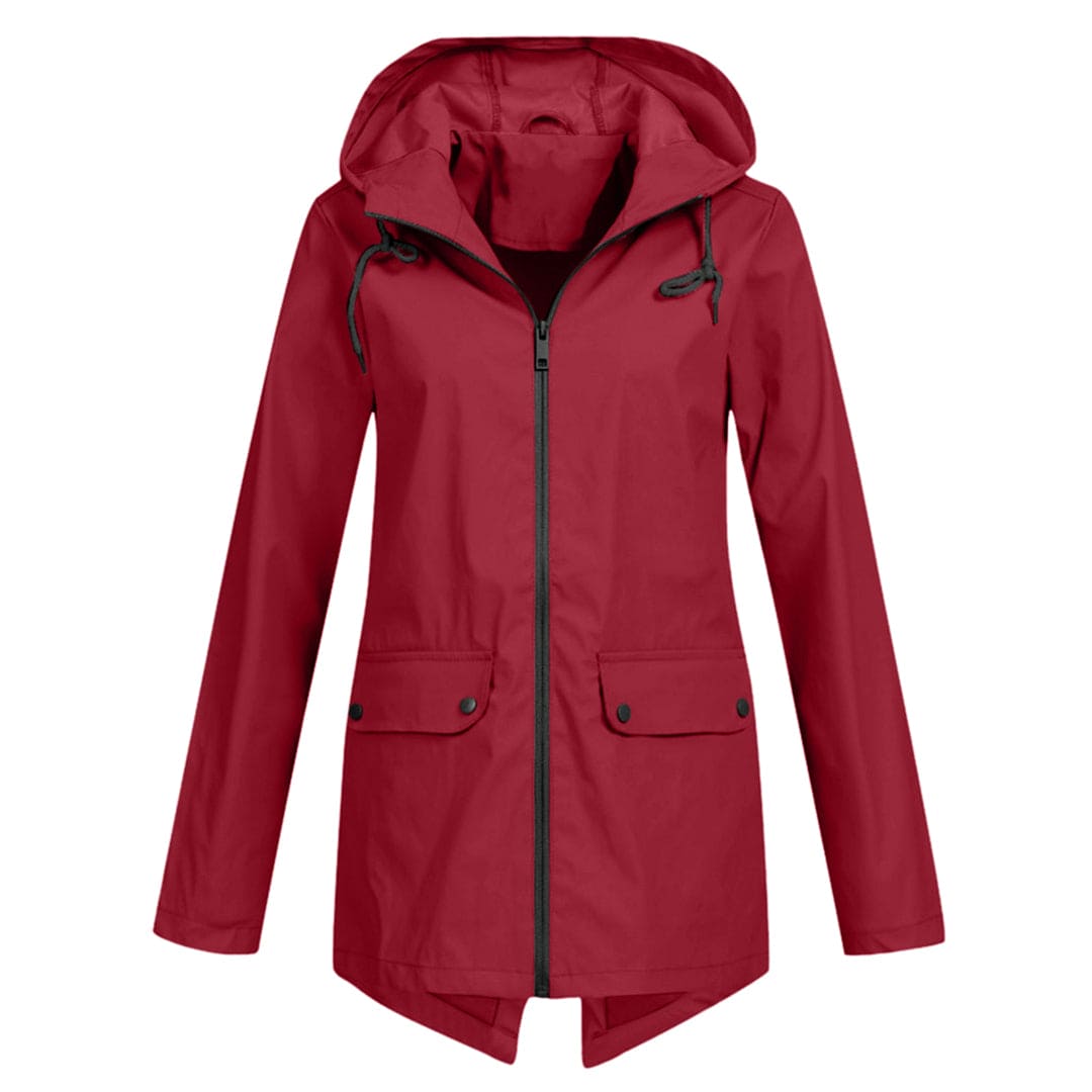 R&B | Damen wasserdichte Jacke mit Kapuze