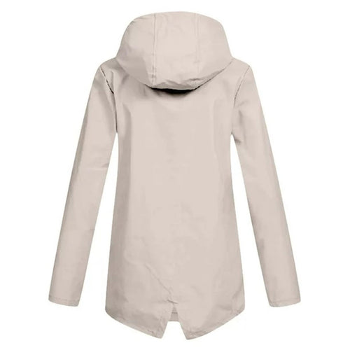 R&B | Übergangsjacke Damen mit Reißverschluss und Kapuze Wasserfest