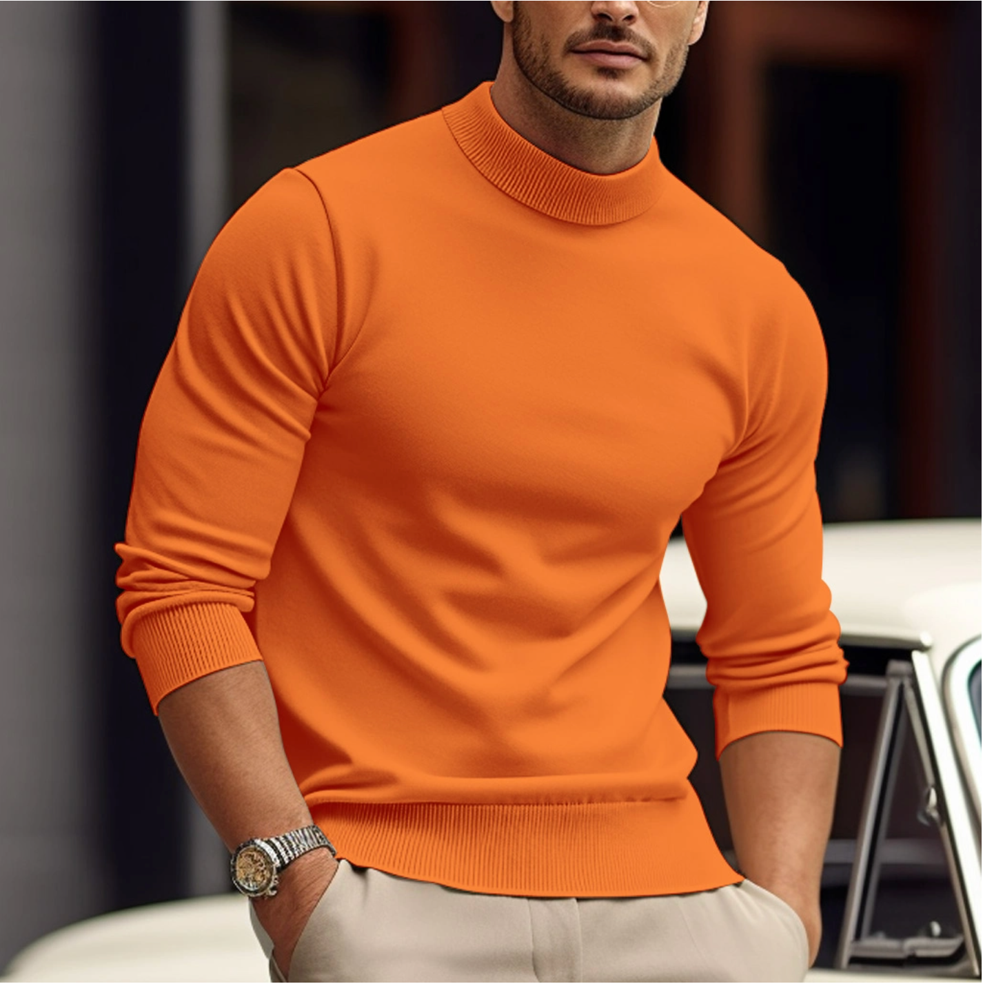 R&B | Herrenpullover aus weicher Baumwolle