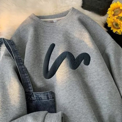 R&B | Männer Wellenmuster Pullover