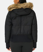 Damen Gesteppt Winterjacke mit Warm & Abnehmbarer Kapuze | R&B