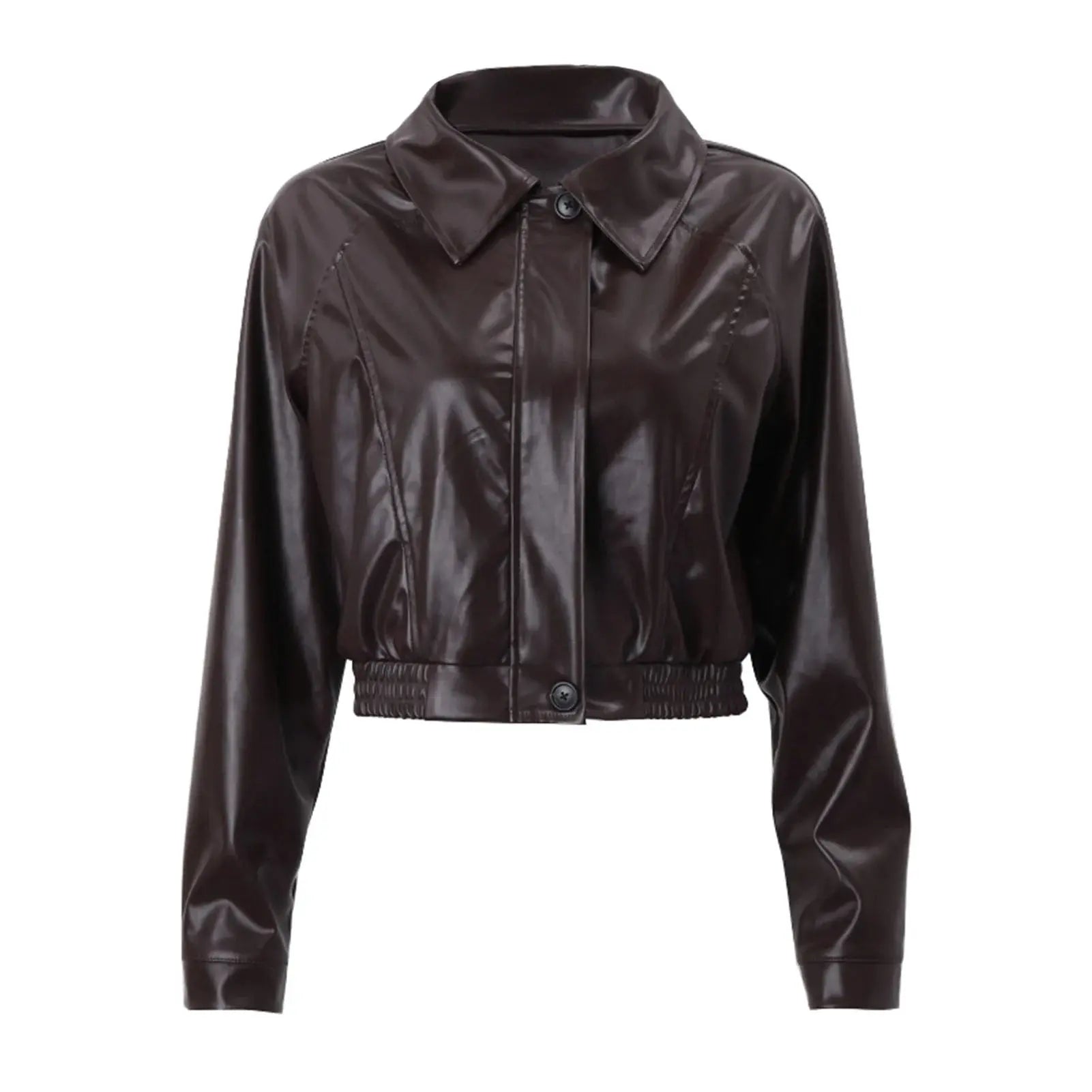 R&B | Übergroße Kunstlederjacke