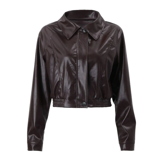 R&B | Übergroße Kunstlederjacke