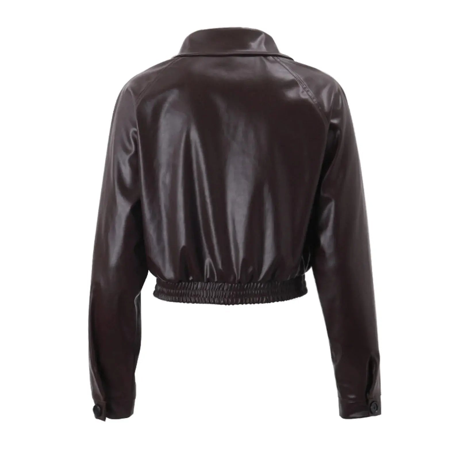 R&B | Übergroße Kunstlederjacke