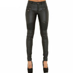 Skinny Jeans aus Kunstmaterial