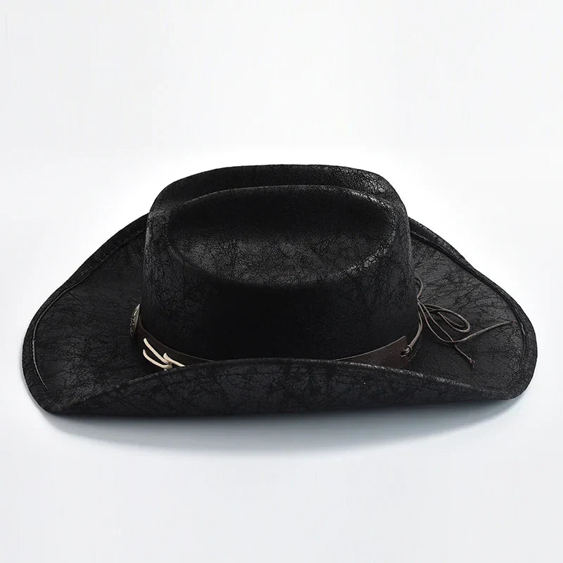 R&B - Cowboyhut mit Knochenperlenbesatz