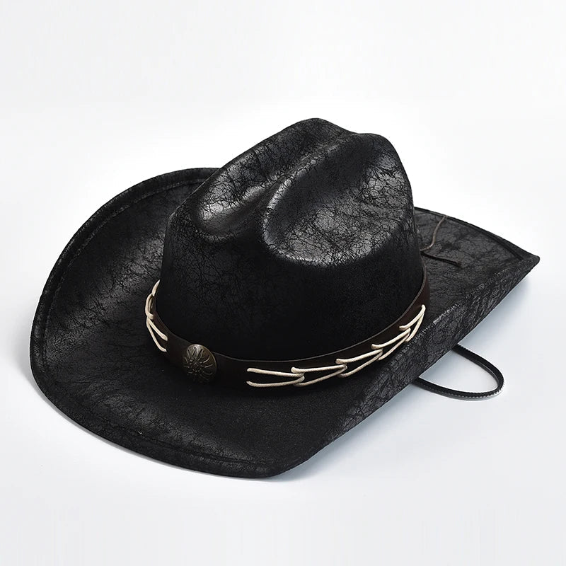 R&B - Cowboyhut mit Knochenperlenbesatz