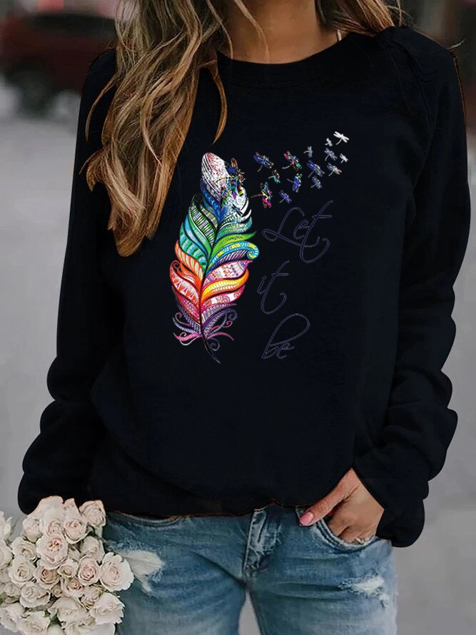R&B | Bedruckter Winterpullover