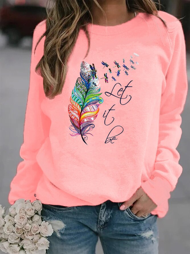 R&B | Bedruckter Winterpullover