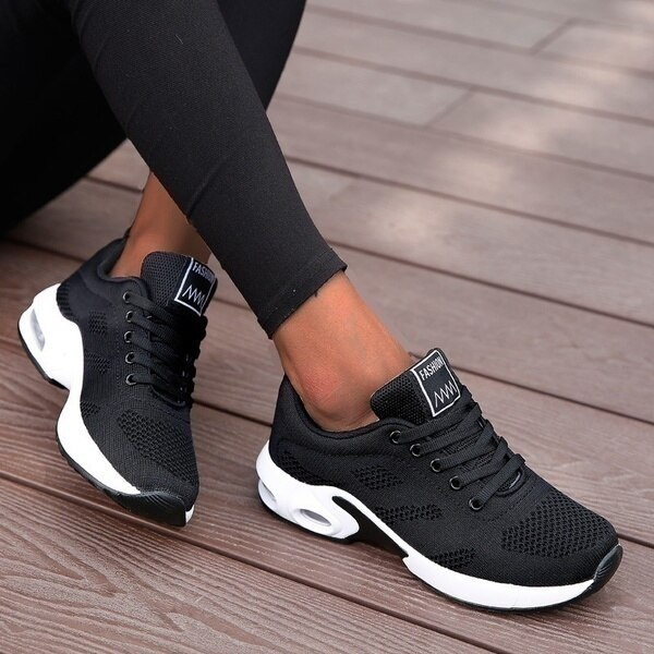 Damen Sneaker Bequem Gummi Orthopädisch R&B
