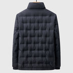 R&B | Herren Stepp-Pufferjacke - Hoher Kragen und Voller Reißverschluss