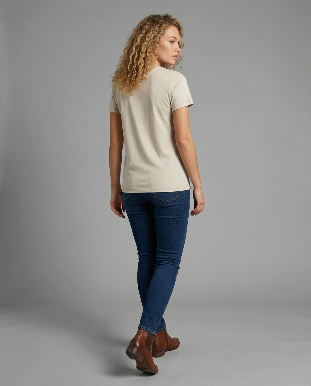 Figurbetontes Kurzarm T-Shirt im koreanischen Stil für Damen Sommer
