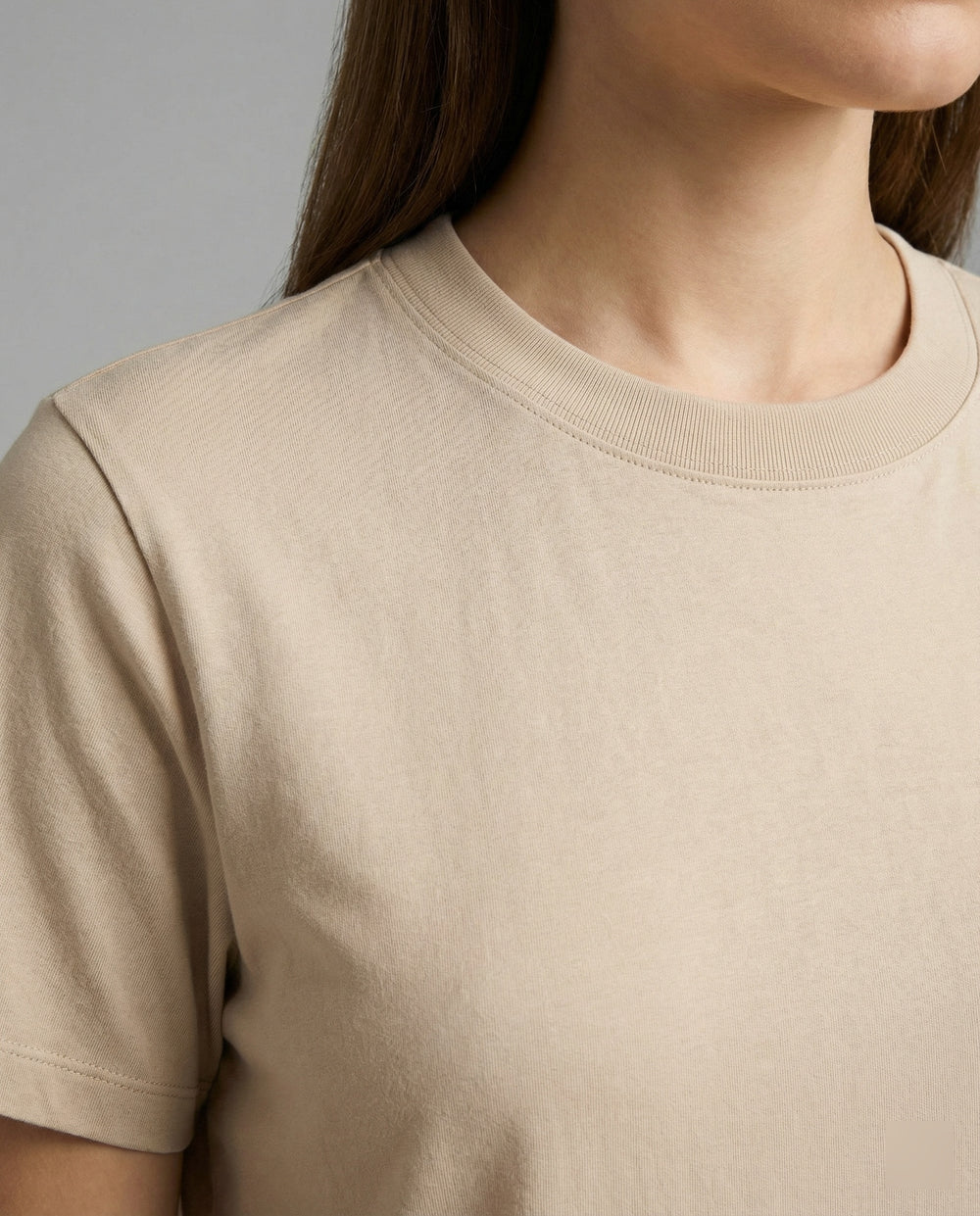Figurbetontes Kurzarm T-Shirt im koreanischen Stil für Damen Sommer