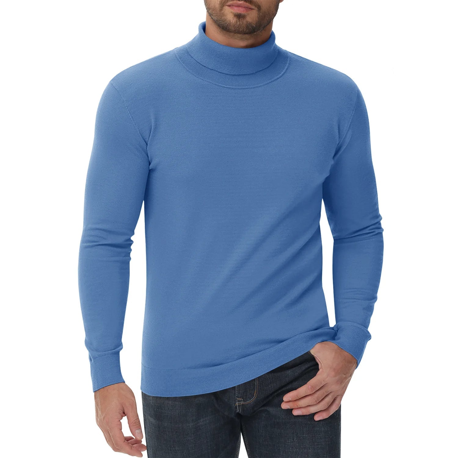 R&B | Rollkragenpullover - Herren Slim Fit