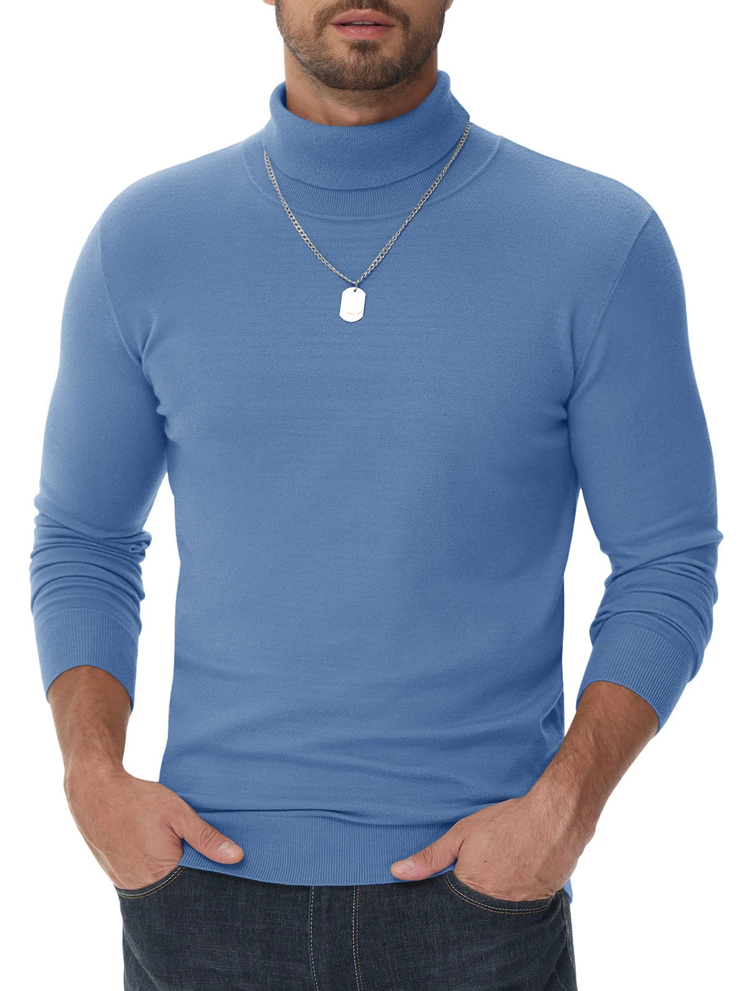 R&B | Rollkragenpullover - Herren Slim Fit
