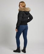 Cropped Gefütterte Winterjacke | R&B