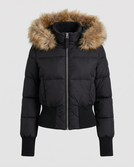 Cropped Gefütterte Winterjacke | R&B