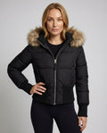 Cropped Gefütterte Winterjacke | R&B