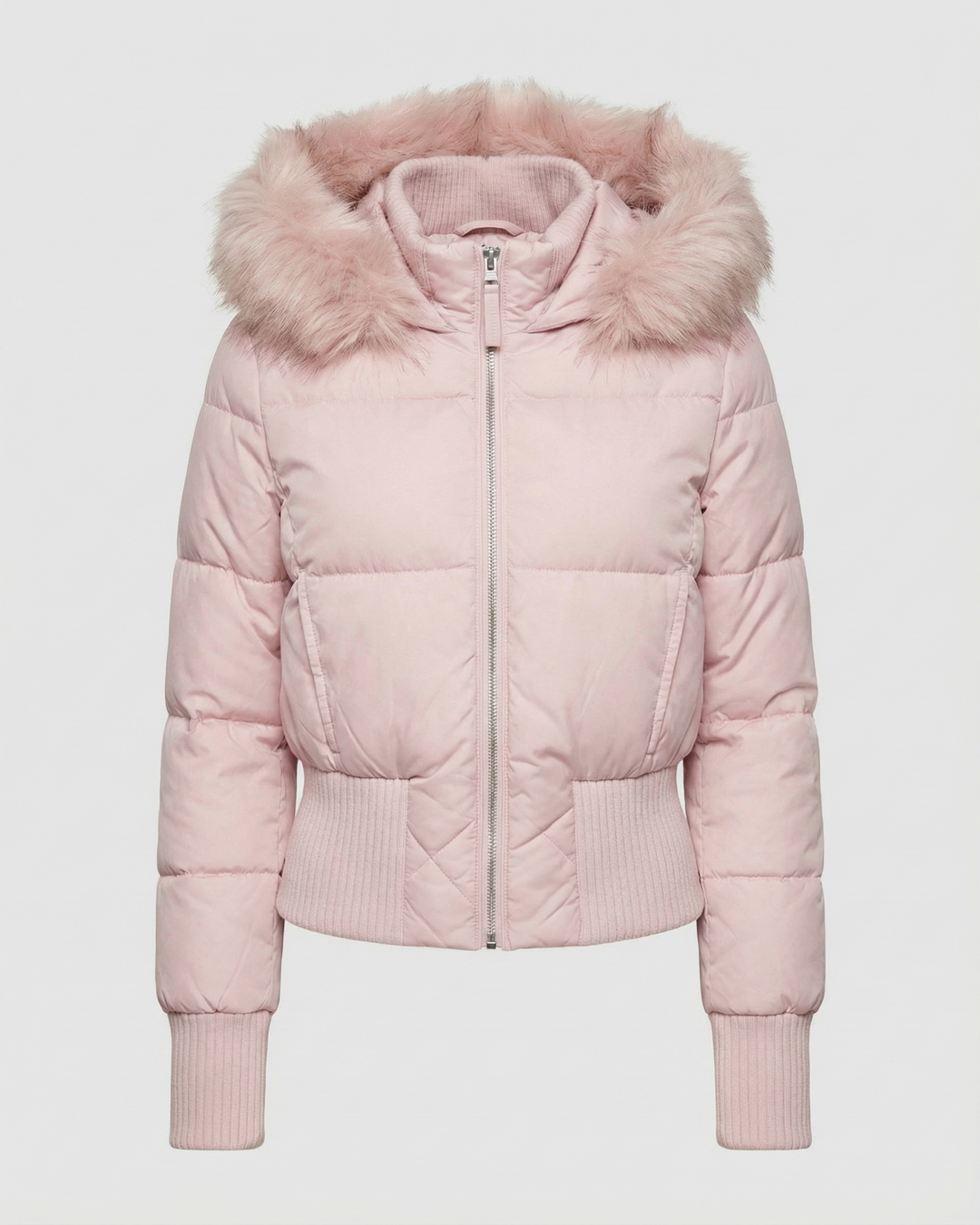 Cropped Gefütterte Winterjacke | R&B