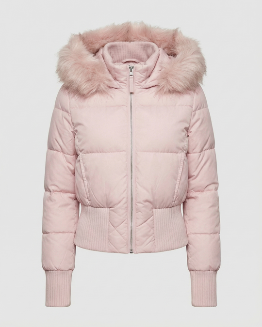 Cropped Gefütterte Winterjacke | R&B