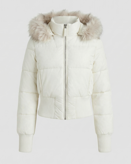 Cropped Gefütterte Winterjacke | R&B