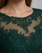 Festliches Maxikleid mit Spitzenbesatz für Damen | R&B