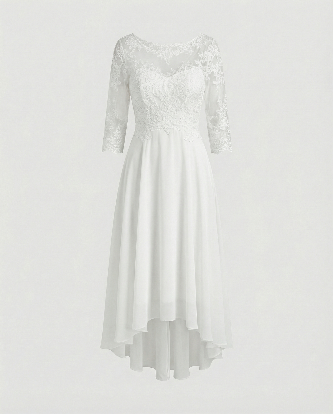 Festliches Maxikleid mit Spitzenbesatz für Damen | R&B