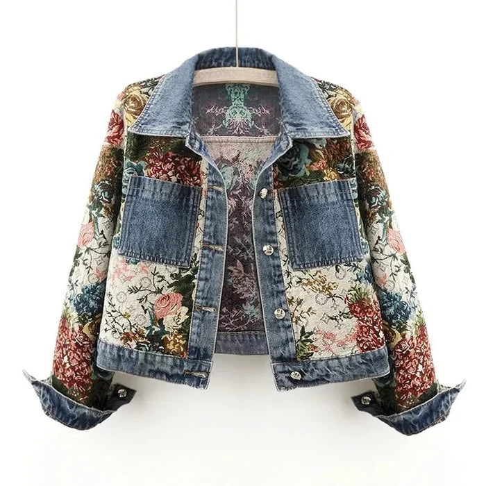 R&B | Jeansjacke Damen - Umweltfreundlich 100% Bio-Baumwolle Cropped Design
