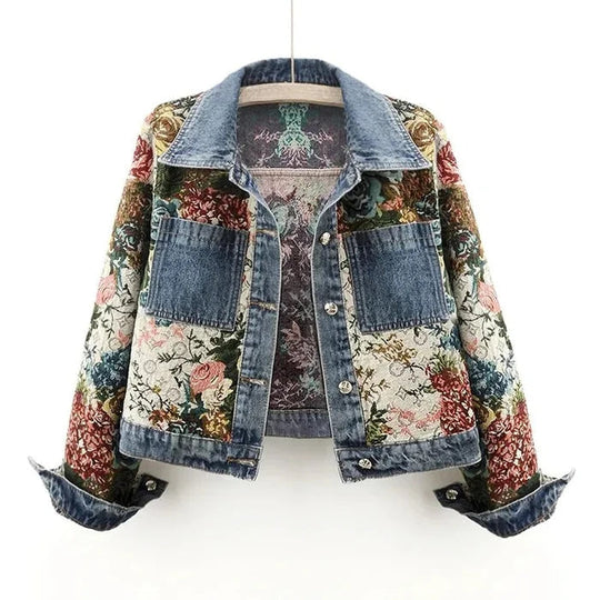 R&B | Jeansjacke Damen - Umweltfreundlich 100% Bio-Baumwolle Cropped Design