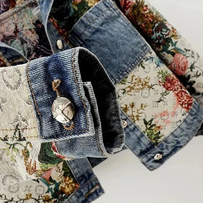 R&B | Jeansjacke Damen - Umweltfreundlich 100% Bio-Baumwolle Cropped Design