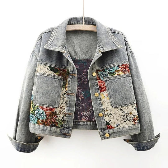 R&B | Jeansjacke Damen - Umweltfreundlich 100% Bio-Baumwolle Cropped Design