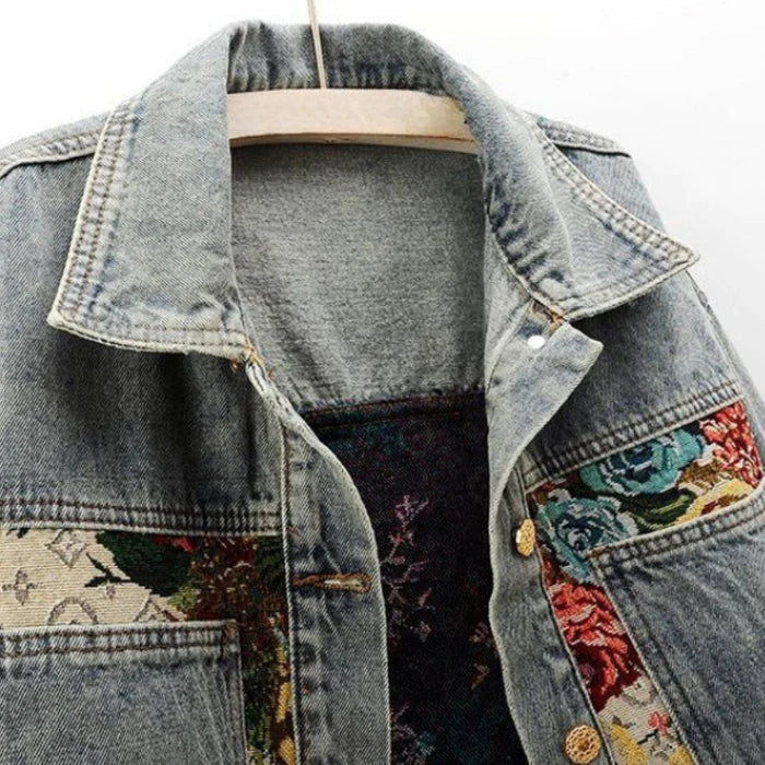 R&B | Jeansjacke Damen - Umweltfreundlich 100% Bio-Baumwolle Cropped Design